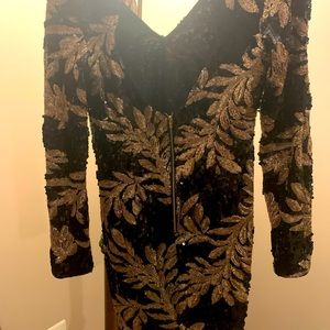 Beautify, feminine hallowed back sequence dress. Worn once